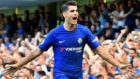 lvaro Morata (24) celebra el segundo gol del Chelsea.