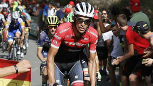 Alberto Contador durante la Vuelta a Espaa.