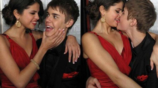 Justin Bieber y Selena Gomez cuando eran pareja