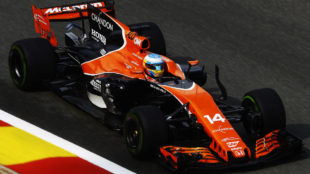 Fernando Alonso, en Spa.