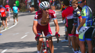 Maxim Belkov, en la Vuelta.