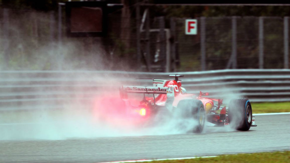 Ferrari corre en casa