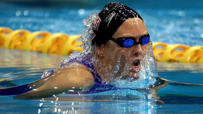 La nadadora estadouniense Trischa Zorn, en los Juegos de Barcelona 92.