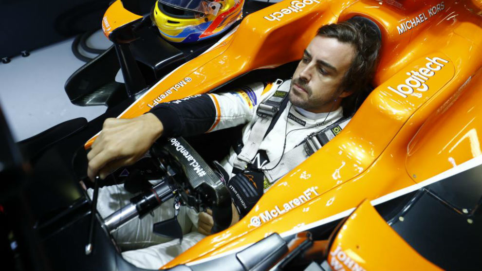 Fernando Alonso en Monza