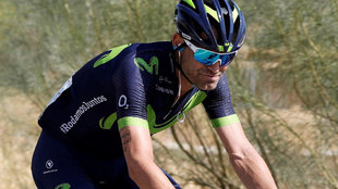 Jas Joaqun Rojas durante la etapa 18 de la Vuelta.
