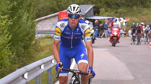 David de la Cruz durante la Vuelta a Espaa.
