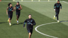 Ronaldo encabeza el entrenamiento del Real Madrid