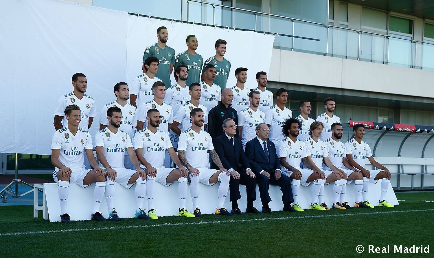Real Madrid's official photo session - The players posed wit