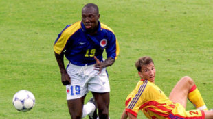 Freddy Rincn, con la seleccin de Colombia.