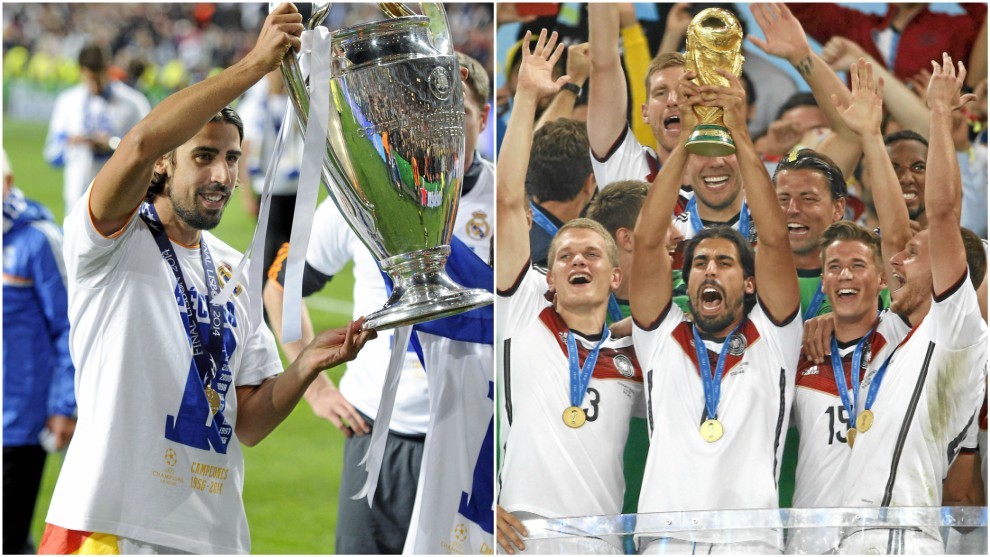 Khedira levanta en 2014 la Champions con el Madrid y la Copa del Mundo...