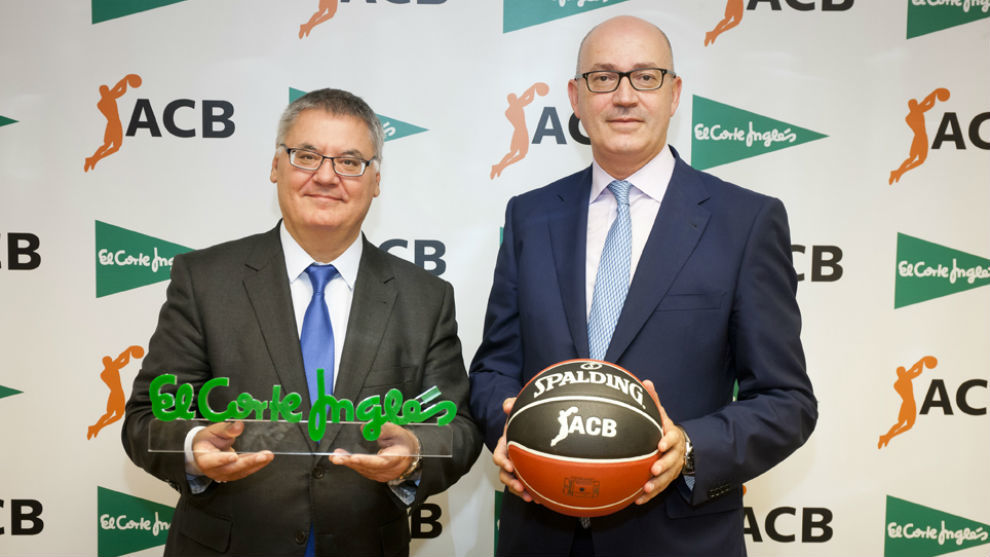 Francisco Roca, presidente de la ACB, y Jess Nuo de la Rosa,...