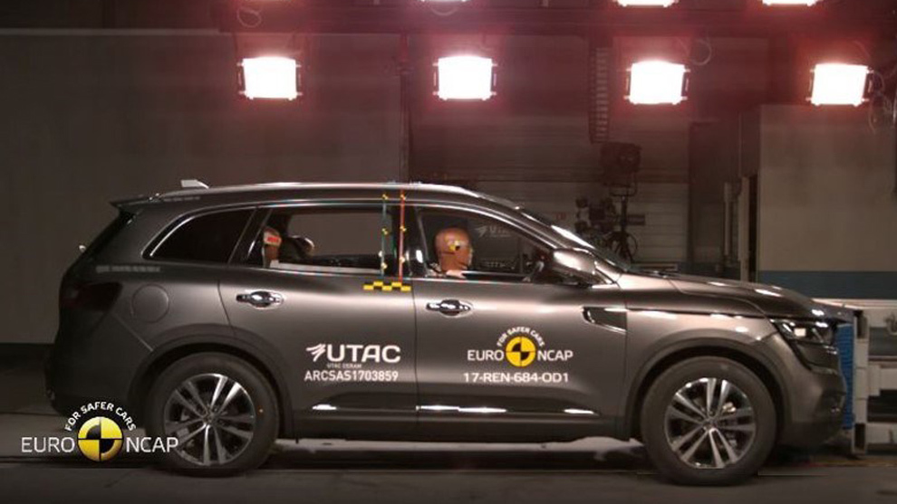 El Renault Koleos consigue las 5 estrellas Euro NCAP