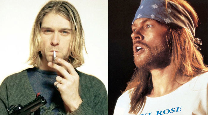 Kurt Cobain estuvo obsesionado con Guns n Roses, en concreto con Axl...
