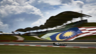 Lewis Hamilton, en Malasia.