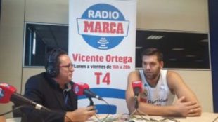 Felipe Reyes durante la presentacin de la Liga ACB