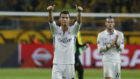 Cristiano Ronaldo en el Signal Iduna Park el ao pasado con Bale de...