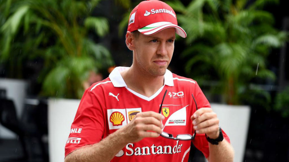 Sebastian Vettel, en Malasia