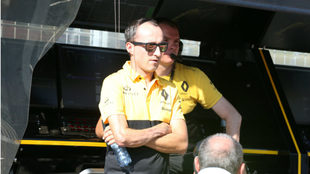 Kubica, durante el test de Hungra.