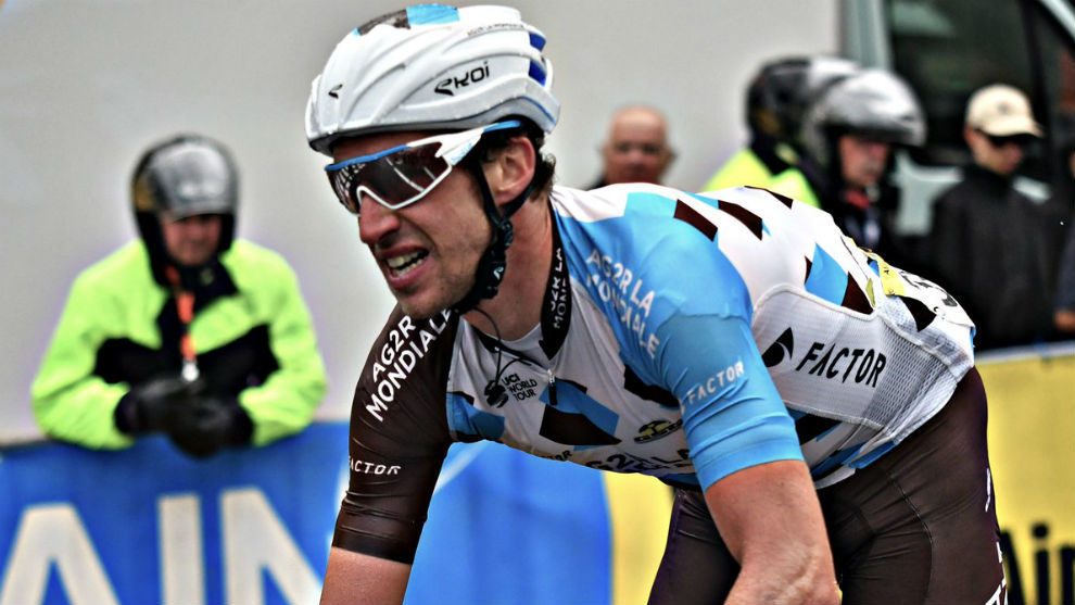 Alexandre Geniez durante La Vuelta a Espaa.