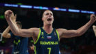 Prepelic celebra el pase a la Final del Eurobasket