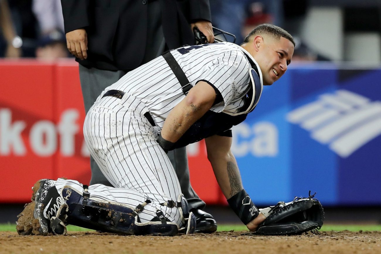 Gary Snchez (Yankees) sufri un 