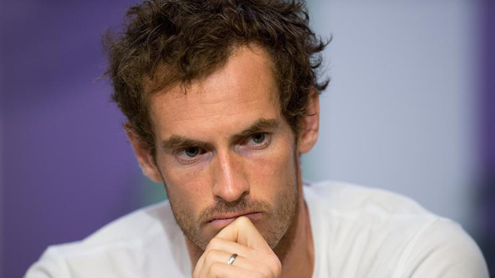 Murray (30), durante una rueda de prensa en Wimbledon