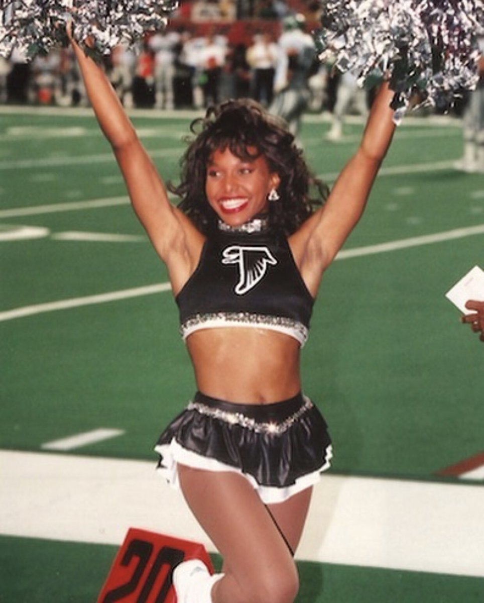 Priscilla Womble, cheerleader de los Atlanta...