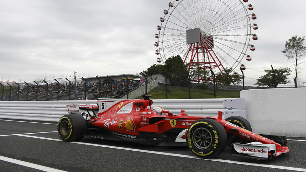 Vettel, en los Libres 1 del GP de Japn,