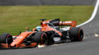 Alonso, durante el GP de Japn