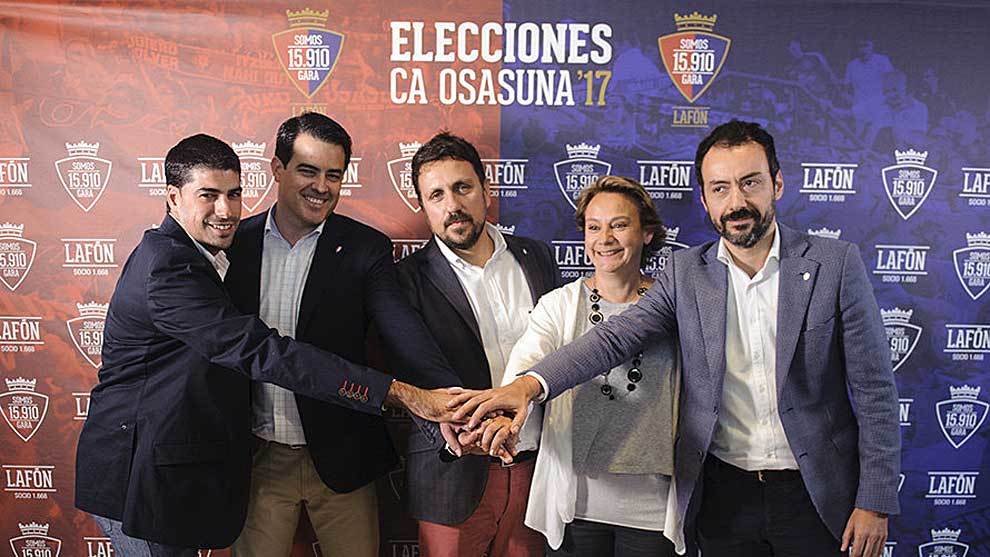 Juan Ramn Lafn present su candidatura a las elecciones a la...