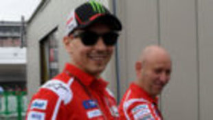 Jorge Lorenzo (Ducati), en el circuito de Motegi