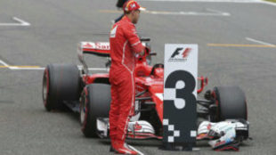 Vettel, en Japn, tras la calificacin disputada el sbado