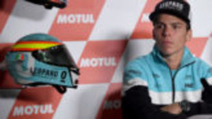 Joan Mir, en la rueda de prensa del GP de Japn de MotoGP