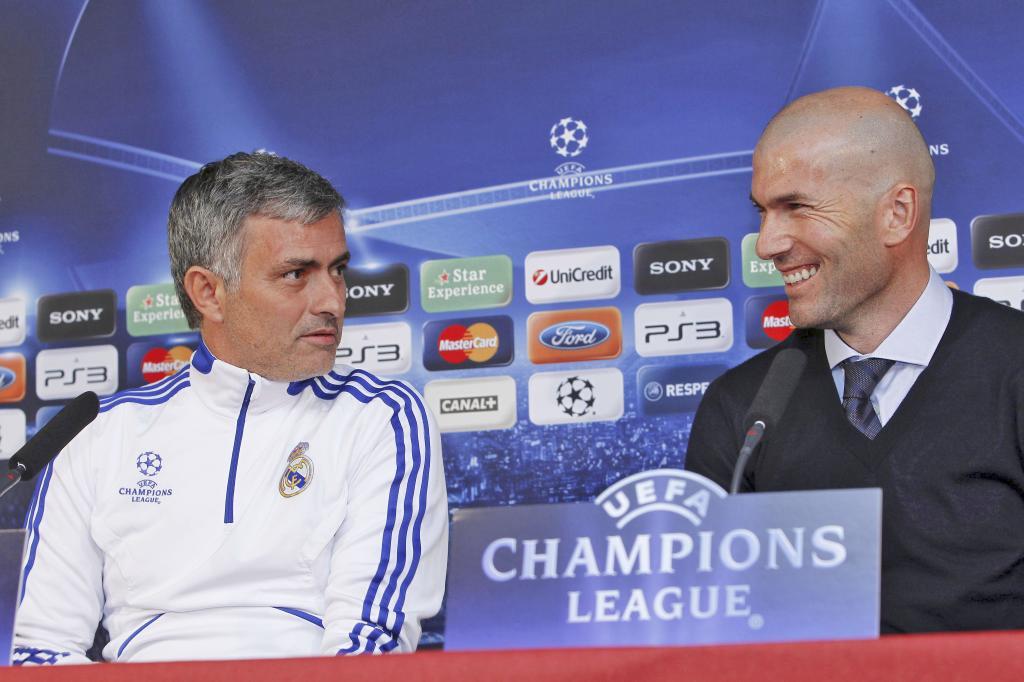 Zidane y Mourinho en rueda de prensa