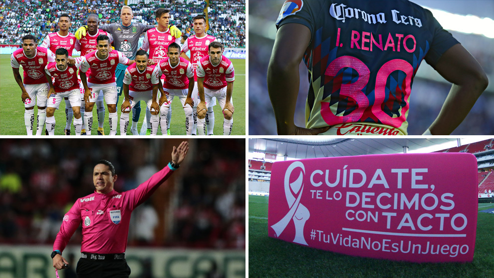 La Liga MX se pinta de rosa contra el cncer de mama