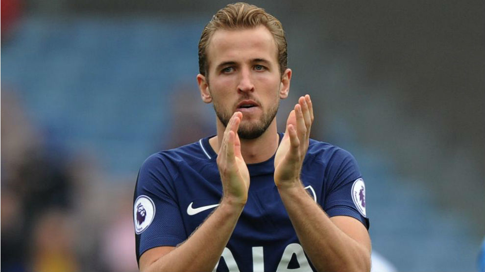 Kane, en un partido jugado por el Tottenham