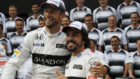 Jenson Button y Fernando Alonso.