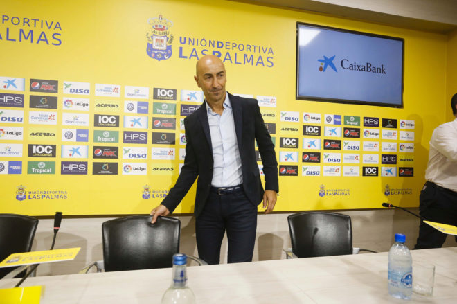 Ayestarn, entrenador de la UD Las Palmas.