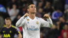 Cristiano Ronaldo celebra el gol logrado ante el Tottenham