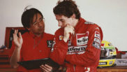 Goto y Senna, preparando un gran premio