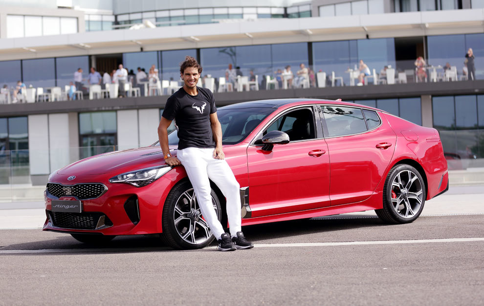 Kia Stinger, el nuevo coche de Rafa Nadal
