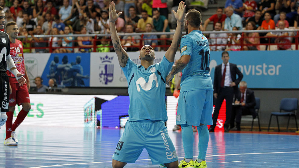 Lisandro celebra un gol en la fina de la Supercopa de Espaa