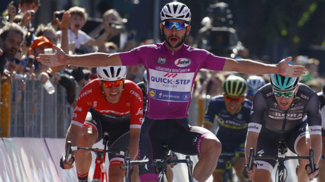 Fernando Gaviria, en el Giro de Italia.