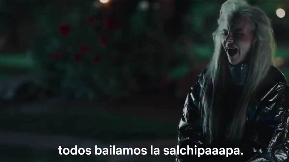 Leticia Sabater durante su participacin en el trailer de Netflix...