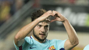 Arnaiz celebra su gol frente al Murcia en el partido de Copa