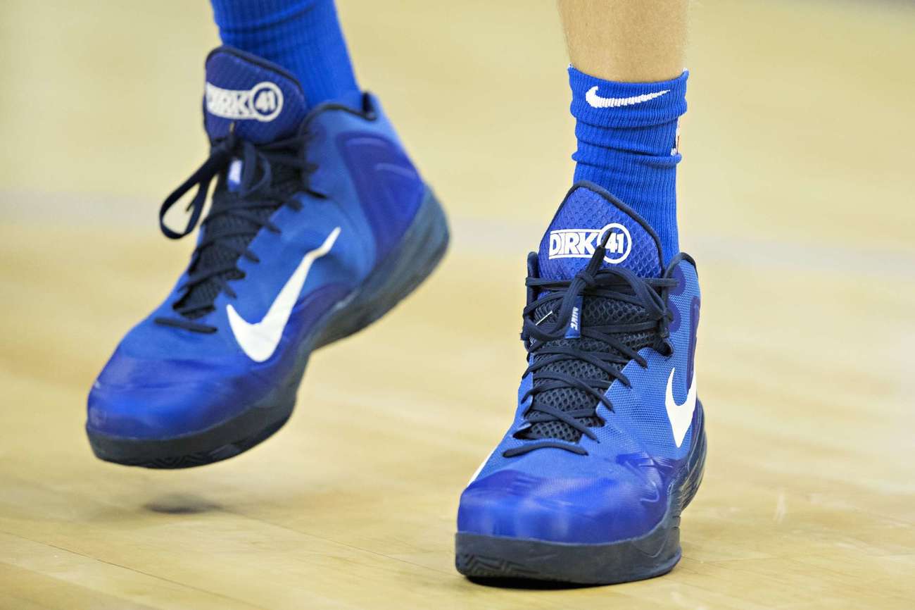 Las zapatillas de Dirk Nowitzki (Dallas Mavericks)