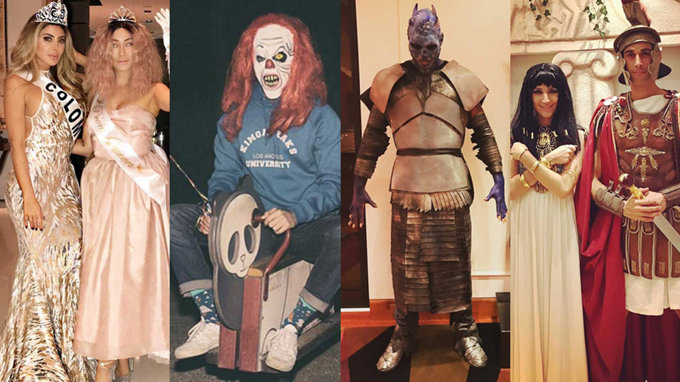 Stars from sport have dressed up in Halloween costumes with Fernando...