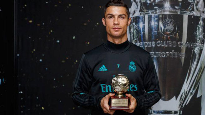 Cristiano Ronaldo, con el premio de la IFFHS