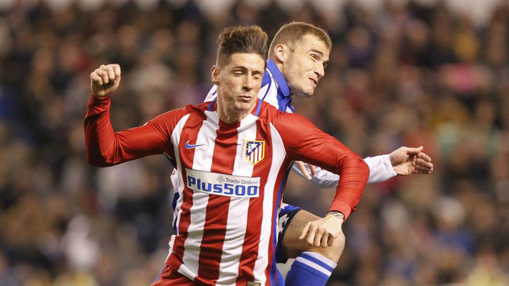 Bergantios chocando con Fernando Torres