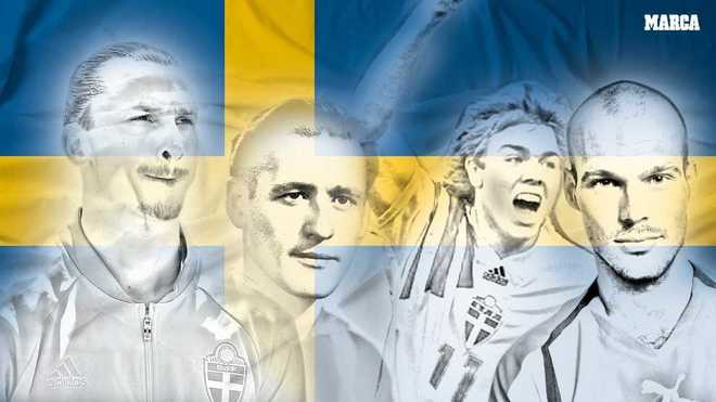 Jugadores historicos de suecia